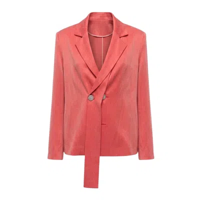 Mirimalist Women's Red Multi Connect Coral Blazer