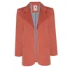 Mirimalist Women's Rose Gold Janset Copper Blazer In Rose Gold