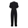 Mirimalist Women's Sand Jumpsuit Black In Black