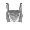 Mirimalist Women's Silver Trace Bustier In Silver