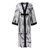 Mirimalist Women's White Elements Kimono In White