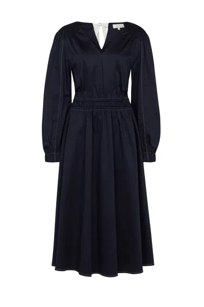 Mirla Beane Women's Blue Stella Dress  Navy