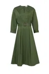 Mirla Beane Women's Lana Dress  Forest Green In Green
