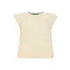 Mirla Beane Women's Neutrals / Green Lace Knit Tank Top In Green