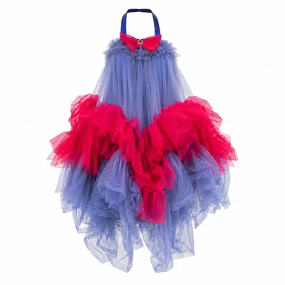 Miro Misljen Women's Blue / Red Lolita Dress - One Size In Multi