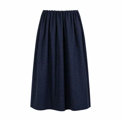 Miro Misljen Women's Blue / White Milano Skirt In Multi