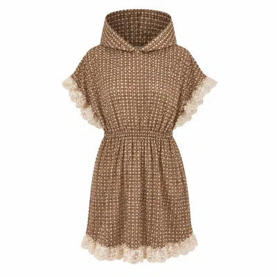 Miro Misljen Women's Brown / White The Éclipse Dress