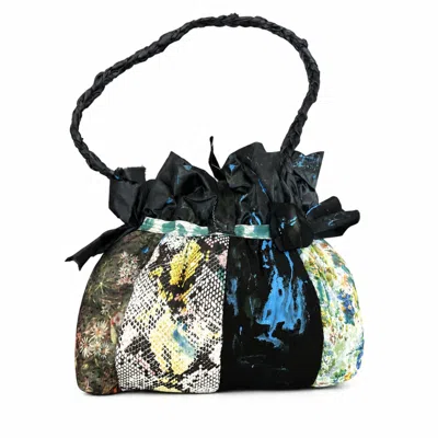 Miro Misljen Women's Hand-painted Puffy Ribbon Bag