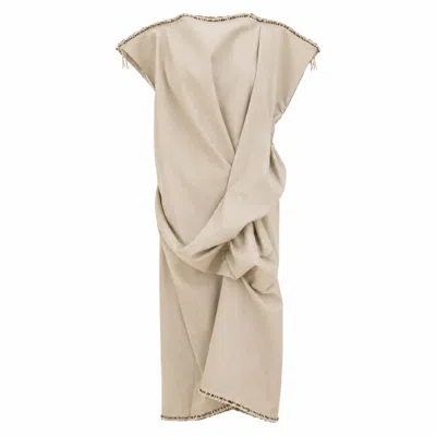 Miro Misljen Women's Neutrals Infinity Dress