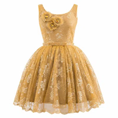 Miro Misljen Women's Petticoat Gold Dress