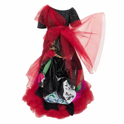 Miro Misljen Women's Red / Black New Baroque Dress In Multi
