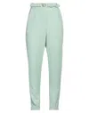 Mironcè Woman Pants Light Green Size 6 Polyester, Elastane In Green
