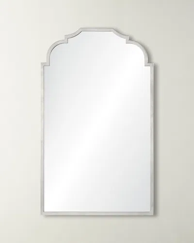Mirror Home Hand-welded Iron Mirror 48" In Silver