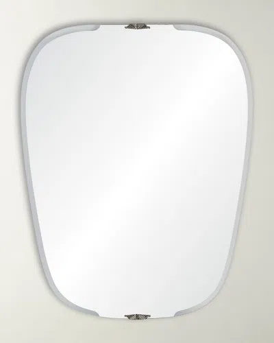 Mirror Home Round Edged Mirror In Silver