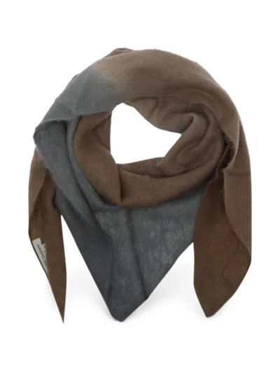 Mirror In The Sky Bandana Dégradé-effect Scarf In Multi