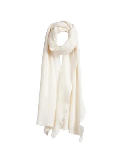 Mirror In The Sky Cashmere Scarf In Neutral