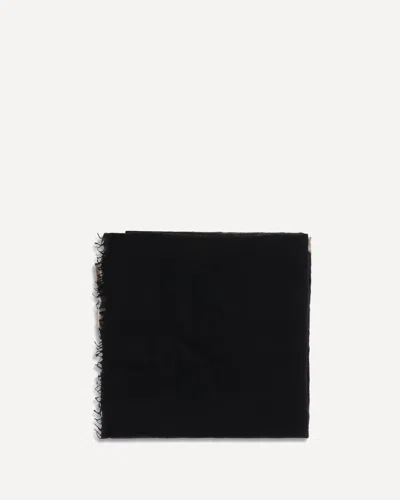 Mirror In The Sky Gran Soufflé Semi-felted Scarf In Black