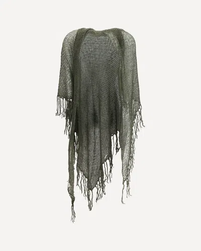 Mirror In The Sky Nimbus Triangular Scarf In Green