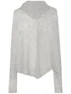 Mirror In The Sky Open Knitted Poncho
