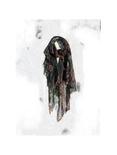 Mirror In The Sky Paisley-print Frayed Scarf In Black