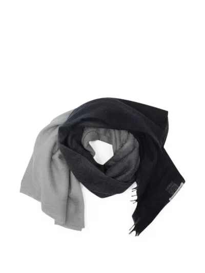 Mirror In The Sky Souffle Dégradé Scarf In Metallic