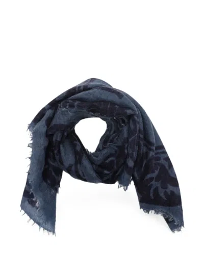 Mirror In The Sky Souffle Print Scarf In Pink