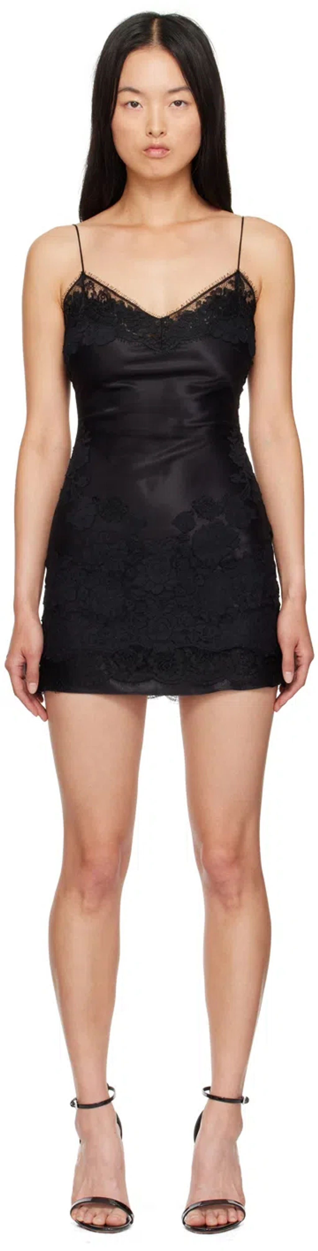 mirror palais black mini dress Kissing Booth Mini Dress in Noir