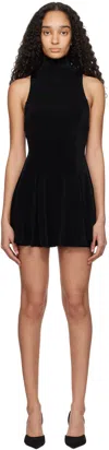 Mirror Palais Black Christy Supermodel Minidress In Black