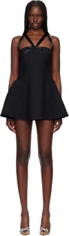 Mirror Palais Petite Duchess Mini Dress In Black