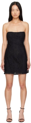 Mirror Palais Black Vedette Minidress In Noir