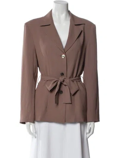 Pre-owned Mirror Palais Blazer W/ Tags In Brown