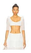 Mirror Palais Blouse In White