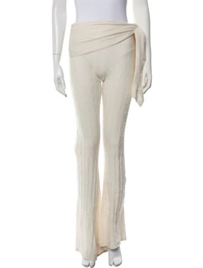 Pre-owned Mirror Palais Cashmere Patterned Sweatpants In Neutral