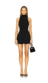 Mirror Palais Black Christy Supermodel Minidress In Black