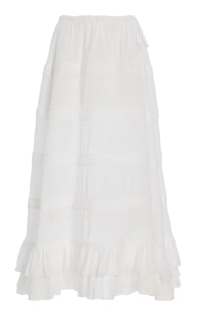 Mirror Palais Cotton Midi Skirt