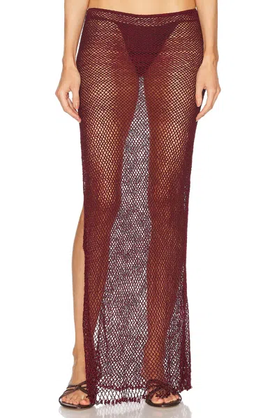 MIRROR PALAIS CROCHET TUNIC SKIRT