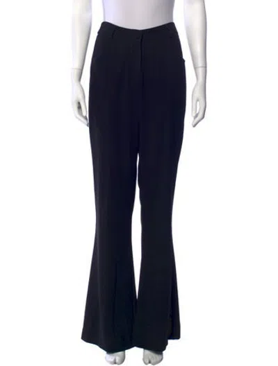 Pre-owned Mirror Palais Flared Pants In Blue