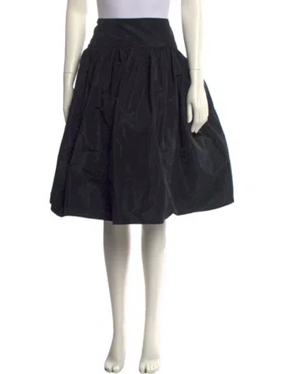 Pre-owned Mirror Palais Knee-length Skirt In Black