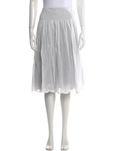 Pre-owned Mirror Palais Knee-length Skirt In Gray