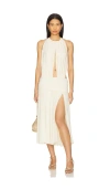 Mirror Palais La Piscine Dress In Lemon