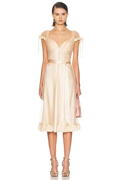 Mirror Palais Lady Length Dress In Neutral