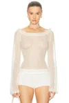 Mirror Palais Little Lamb Top In White