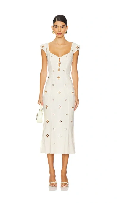 Mirror Palais Maria Dress In White