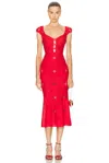 Mirror Palais Maria Lady Length Dres In Red