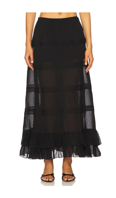Mirror Palais Maxi Skirt In Black