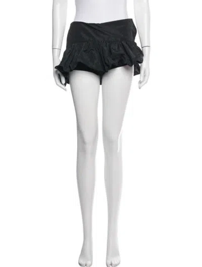 Pre-owned Mirror Palais Mini Skirt In Black