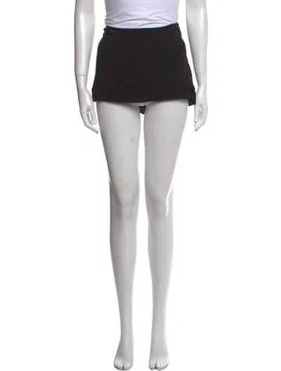 Pre-owned Mirror Palais Mini Skirt W/ Tags In Black