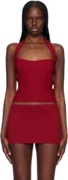 Mirror Palais Sleeveless Top In Ruby