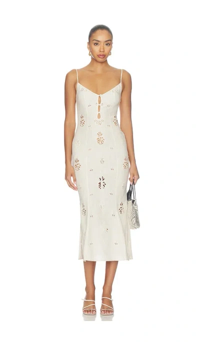 Mirror Palais Regina Midi Dress In 가벼운 자국