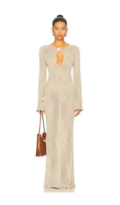 Mirror Palais Rose Pointelle Dress